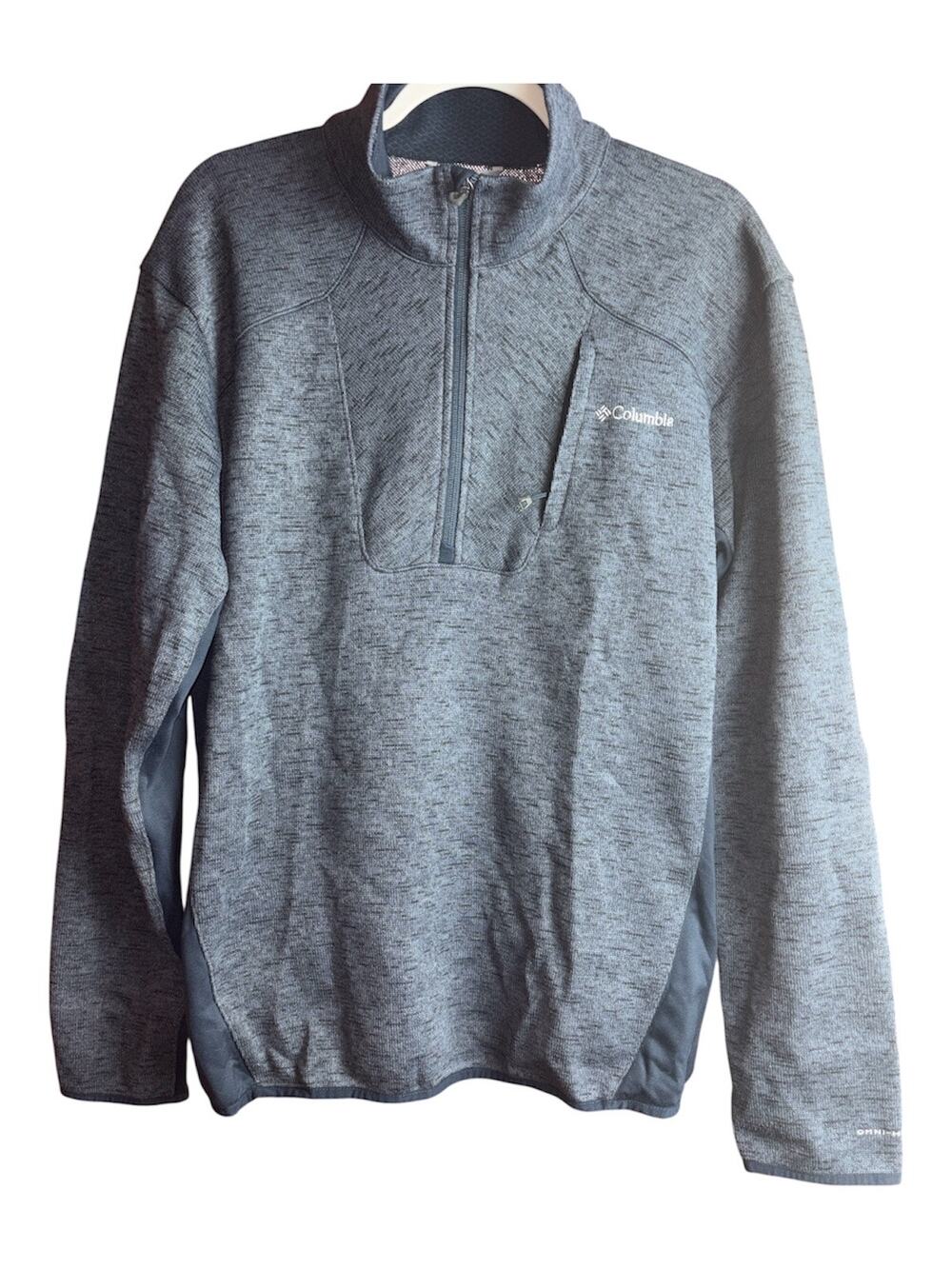Columbia Omni Heat Half Zip Pullover Top Mens XL